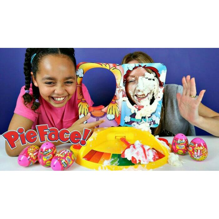 pie face/mainan unik/mainan lempar cream/mainan cream/hadiah unik/game