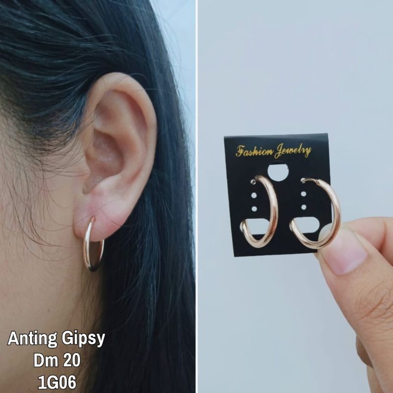 Anting Titanium Bulat Wanita Cocok Dipakai Untuk Sehari hari