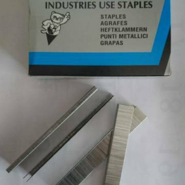 HARGA PABRIK! Etona Isi Staples Tembak Angin 416J / 416 J / Lebar 4mm x Panjang 16mm. PRODUK LOKAL!