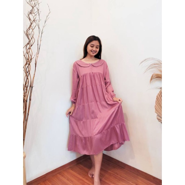 Zoya Midi Dress / Midi Dress Rayon