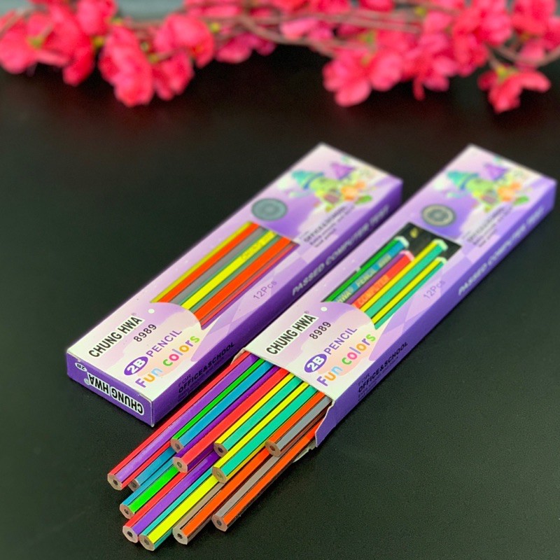 

Pensil 2B Chung Hwa fun colors 8989 Original
