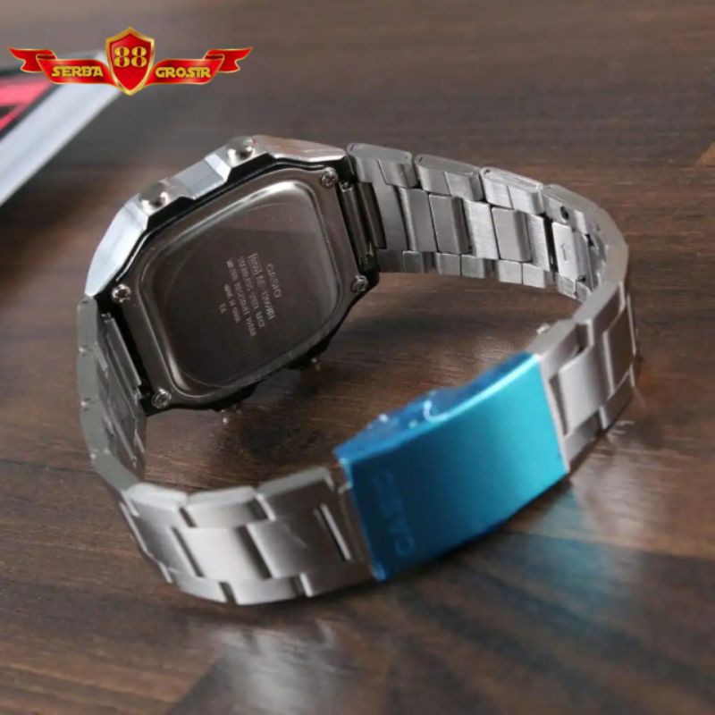 OFFICIAL DISKON PROMO JAM TANGAN PRIA CASIO AE-1200 WHD DIGITAL RANTAI STAINLESS ANTI AIR