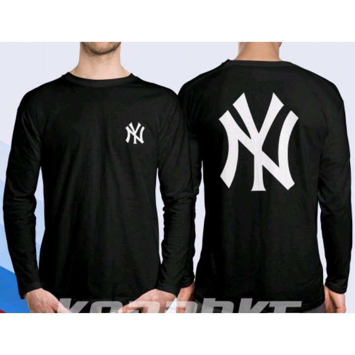 kaos pria lengan panjang/kaos lengan panjang ny/kaos pria terbaru/kaos panjang distro/kaos panjang
