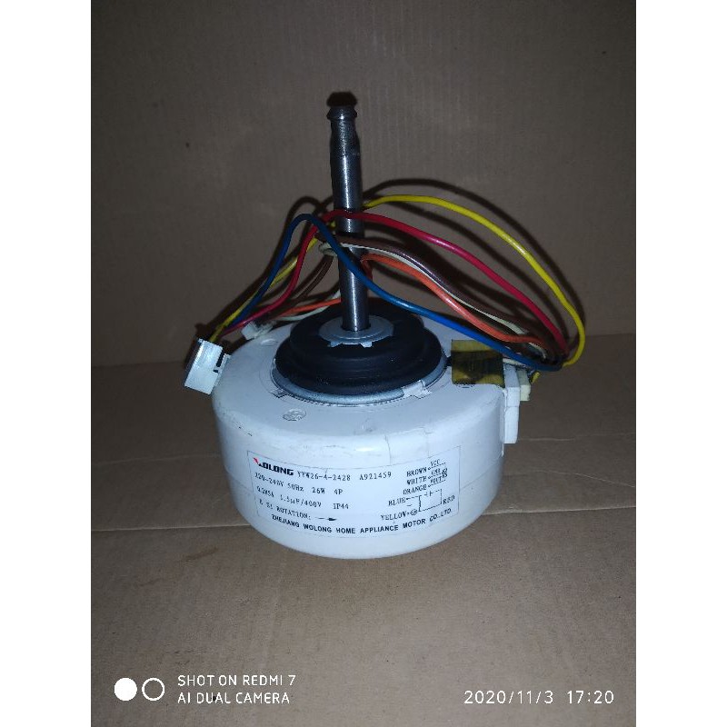 dinamo motor fan indor ac panasonic 2pk original yyw26-4