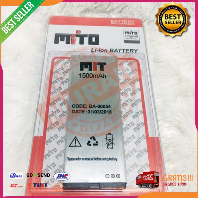 Acc Hp Baterai Ba 00054 Mito A77 Ori Oem Fantasy Selfie 1500Mah
