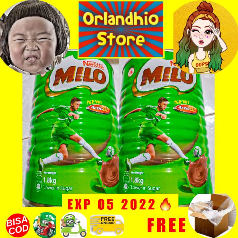 

Milo Singapore Singapura 1.8kg/1,8kg/1800gr/1800gram Exp 2022✔️