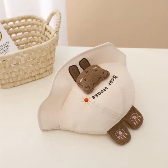 Bucket Bear Hoase 1-4 Tahun Topi Anak Bayi Boneka Unisex Model Boneka Puppy Tiger Rabbit Motif 3D Lucu CBKS VC