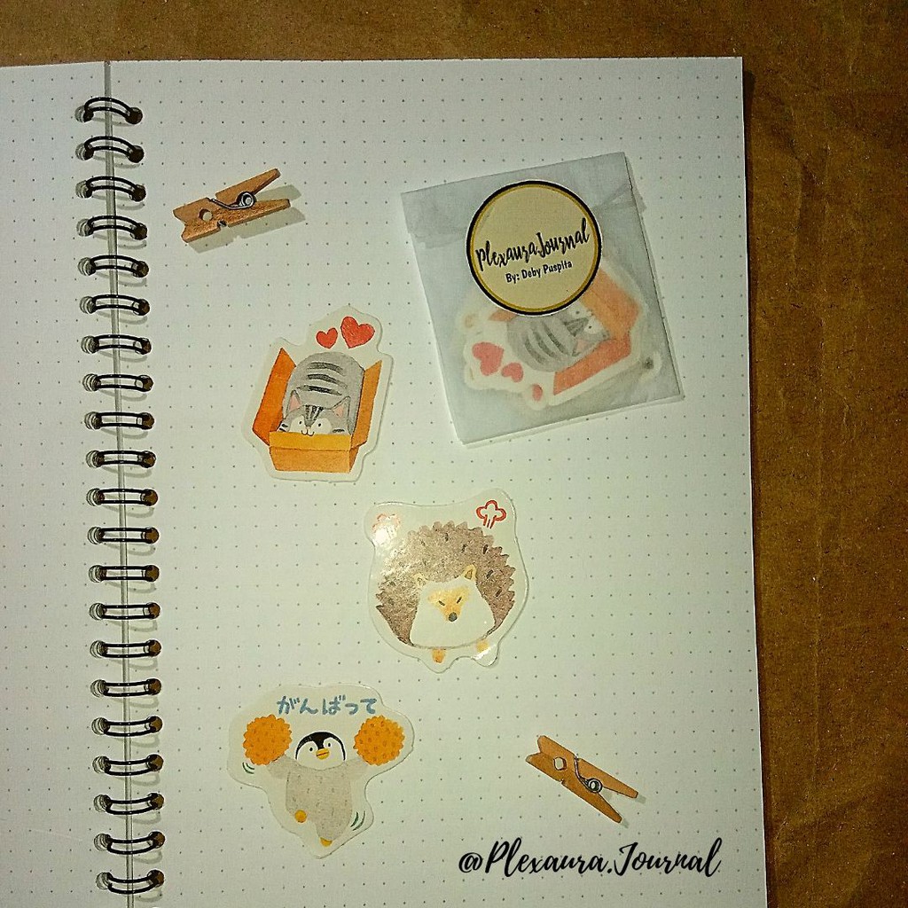 

Sticker Bujo Planner animal cute Korean Style Scrapbook