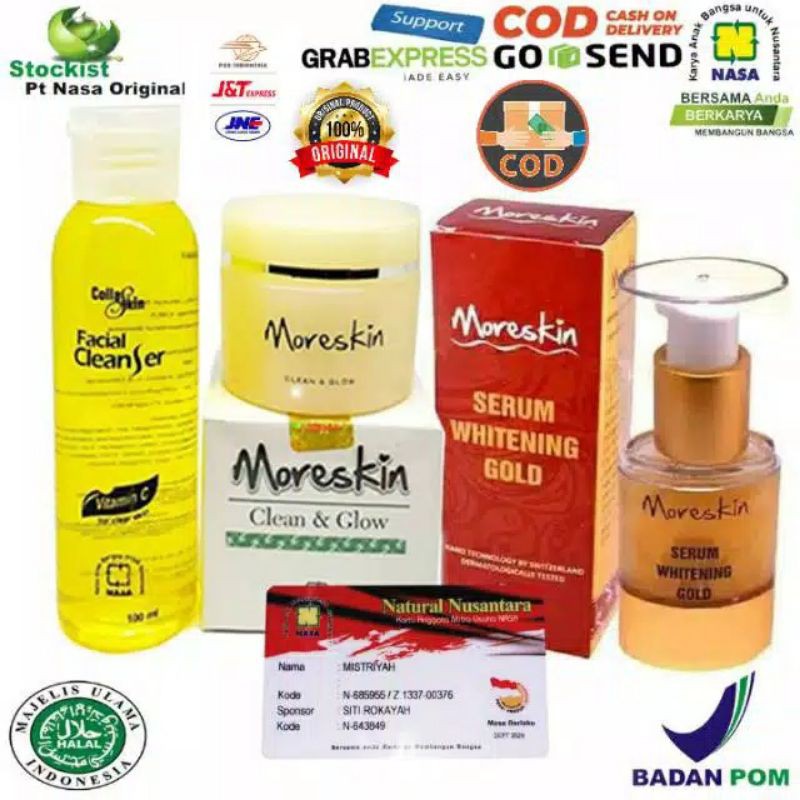 Paket kecantikan - Paket glowing - Paket wajah - Paket kecantikan moreskin - Paket glowing wajah