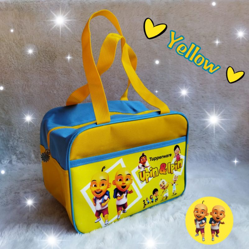 Tas Upin &amp; Ipin Go to School ( Zipper Bunga Es)