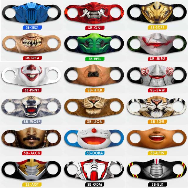 MASKER SCUBA KARAKTER Unik dan Beda by Artlantis Store