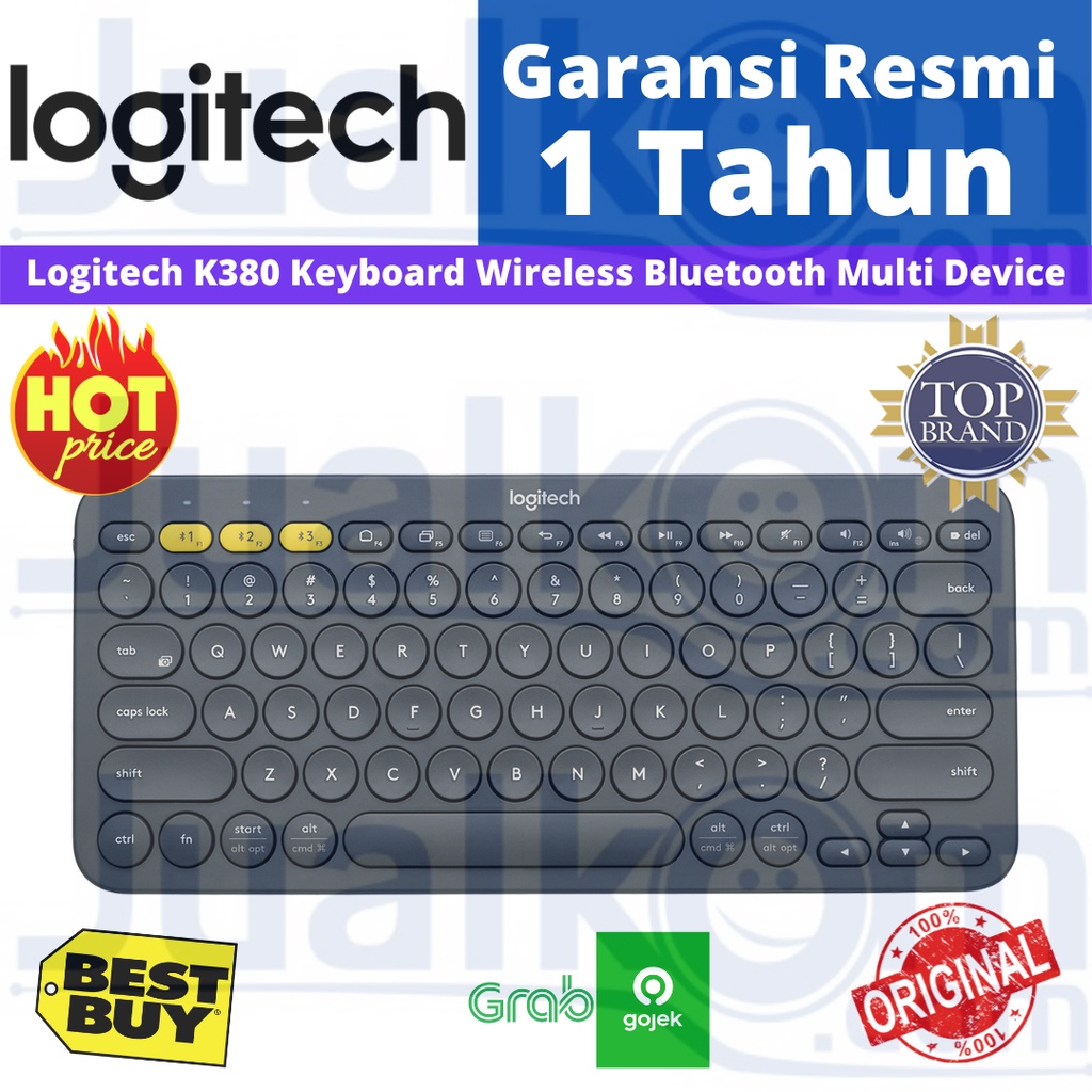 Keyboard Logitech K380 Wireless Bluetooth Multi Device