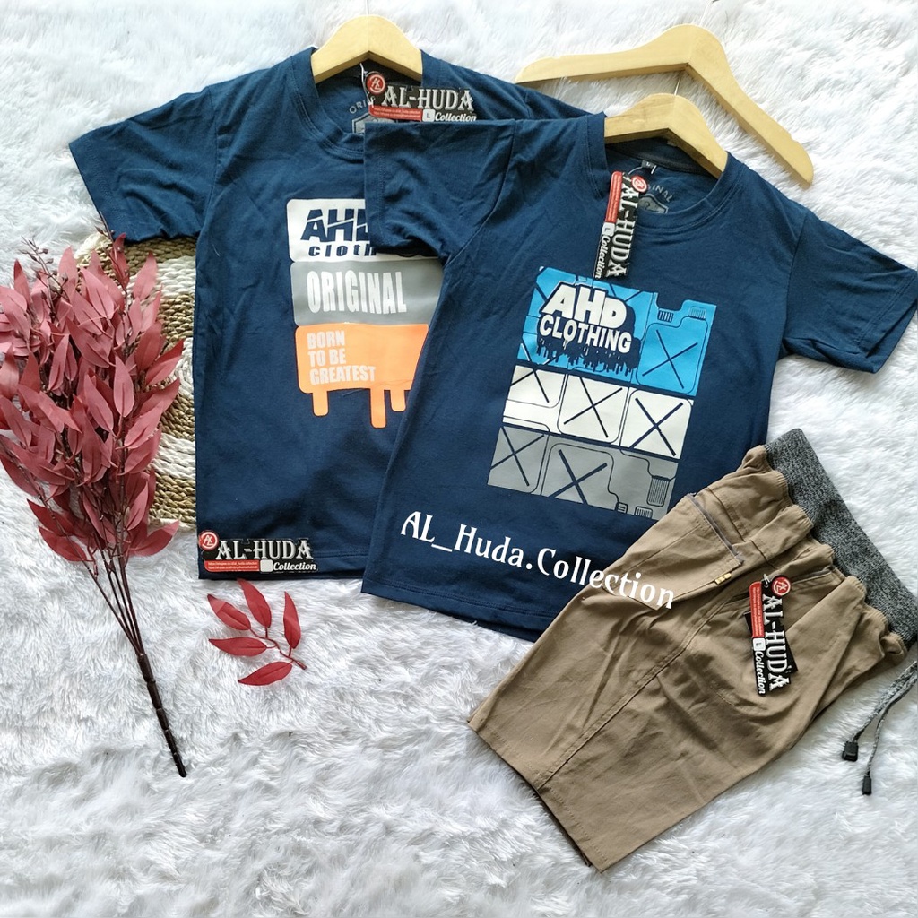Setelan kaos distro celana pendek rib anak usia 1-10 tahun | Setelan anak laki laki | Stelan anak co