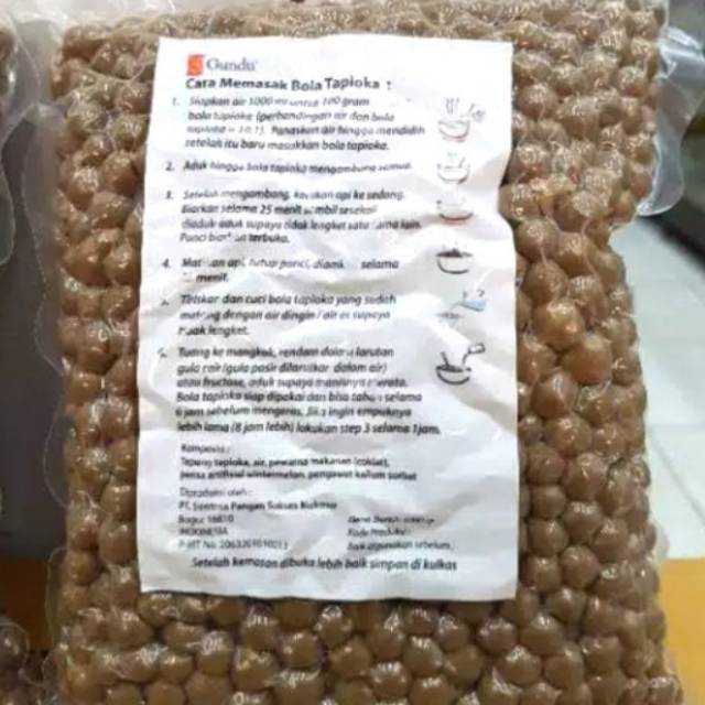 

Bubble tapioka pearl 1 kg