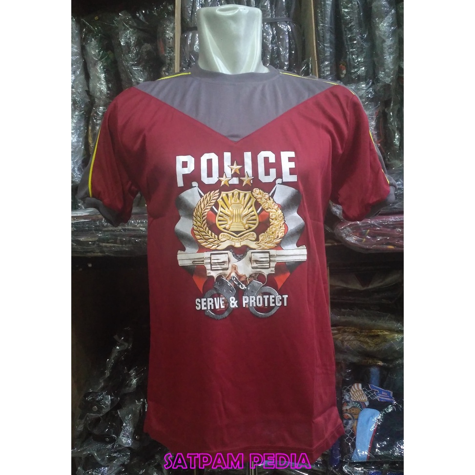 Kaos Latih Kombinasi V Polisi