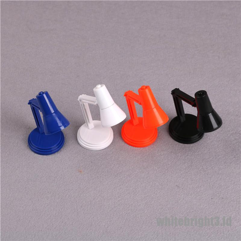 (white3) Mainan Lampu Baca Led Mini Skala 1: 12 Untuk Aksesoris Rumah Boneka
