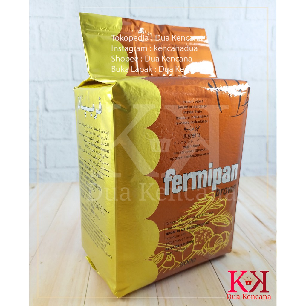 

Ragi Yeast Ragi Kering Fermipan Brown 500 gr