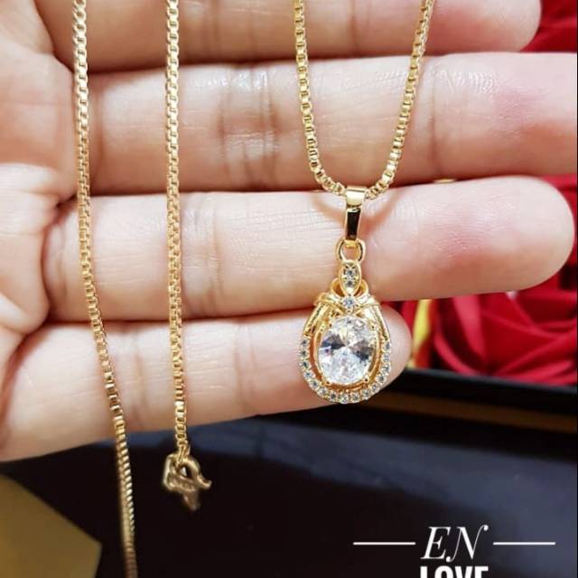 Xuping kalung lapis emas 24k 0579j