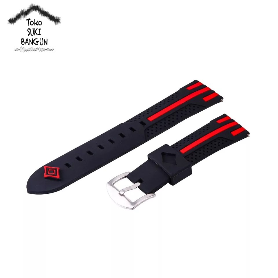 TALI JAM 22mm QUICK RELEASE Rubber NINJA Colorful Watch Band Strap