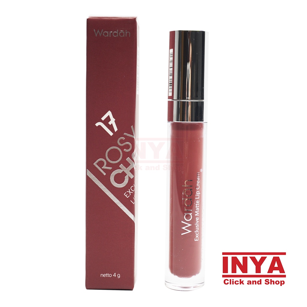 WARDAH EXCLUSIVE MATTE LIP CREAM 17 ROSY CHEEK 4gr