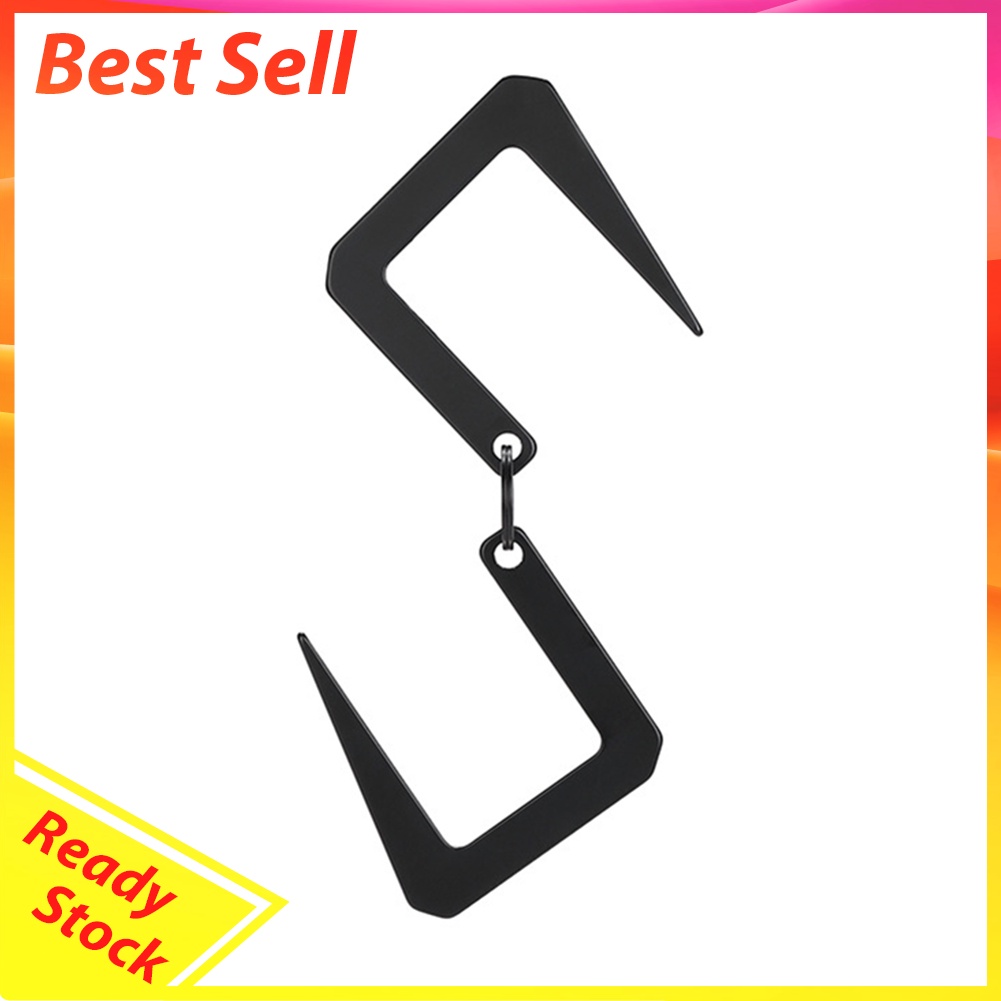 Outdoor Hanging Hook S-Shaped Pot Pan Lamp Holder Hook for Camping Hiking