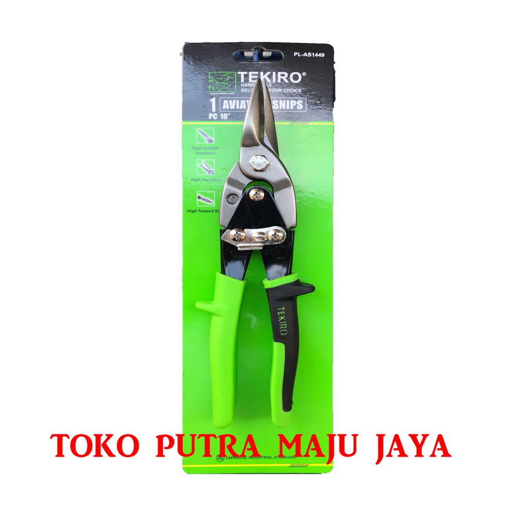 

Gunting Baja Ringan - Gunting Seng - Gunting Furing Tekiro 10" Lurus