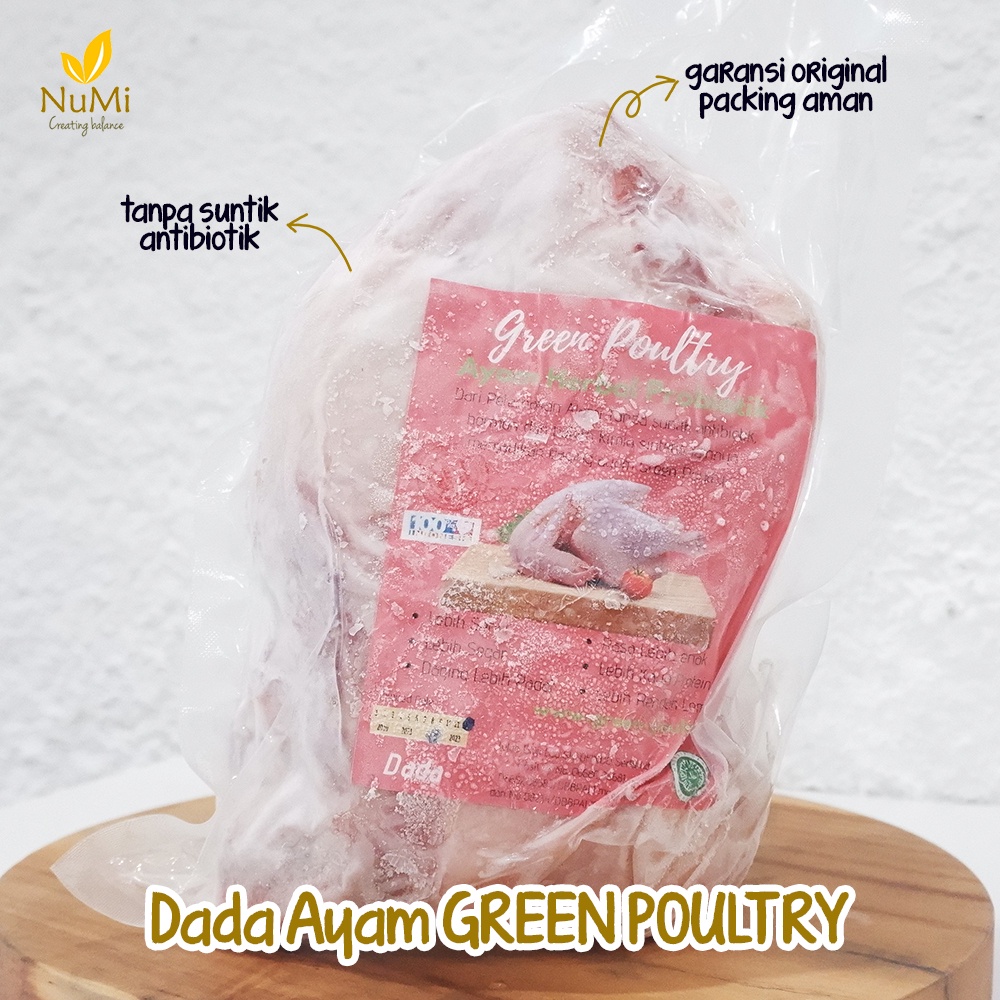 

Ayam Dada Herbal Probiotik Chicken Breast - Green Poultry