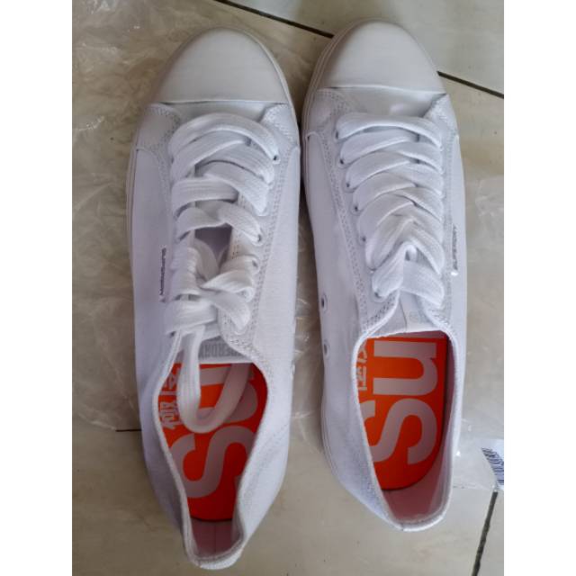 Sepatu Superdry full white original