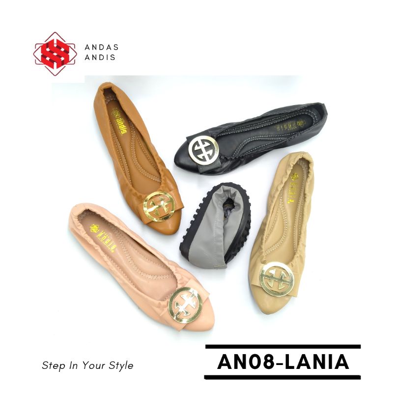 Andas Andis - Sepatu Flatshoes Wanita Lania