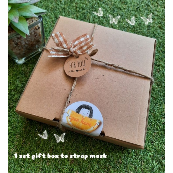 Gift Box/Hampers/Box Kraft/Box Hampers/Strap mask Box