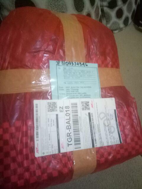 Tas Belanja  Anyaman Plastik Polos Hand Made