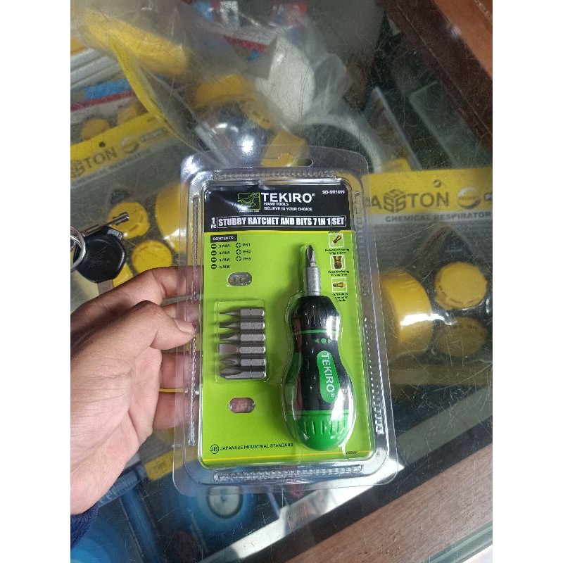 obeng cebol tekiro multifungsi obeng obeng set tekiro serba guna obeng min obeng plus gagang karet