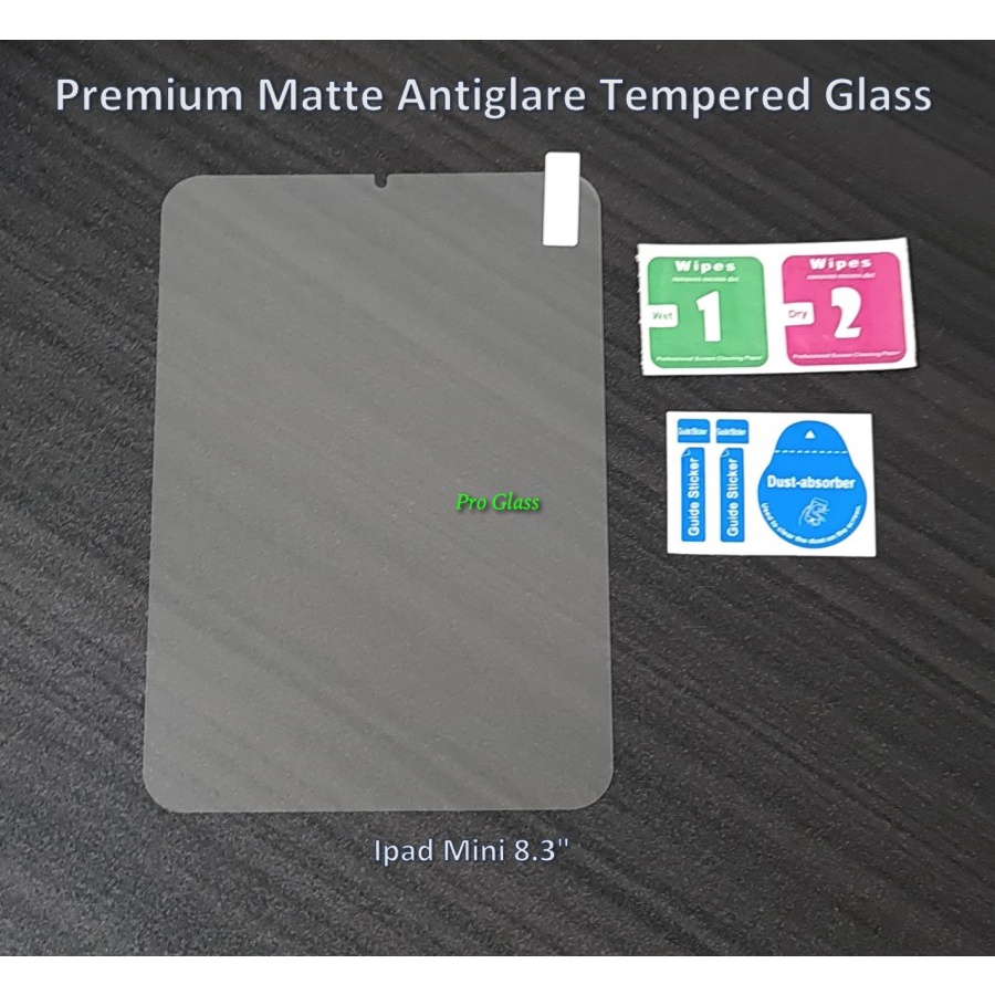 Ipad Mini 6 &quot;8.3&quot; Anti GLARE DOFF MATTE Anti Fingerprint Tempered Glass