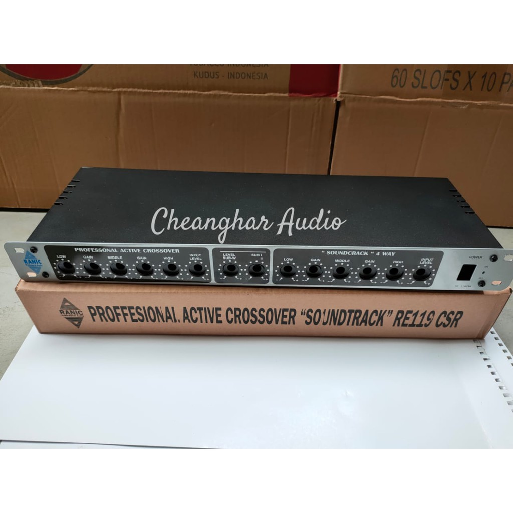 Box aktif crossover soundcrack 4 way