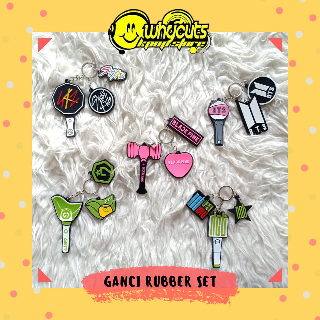 Gantungan Kunci KEYCHAIN Rubber Kpop