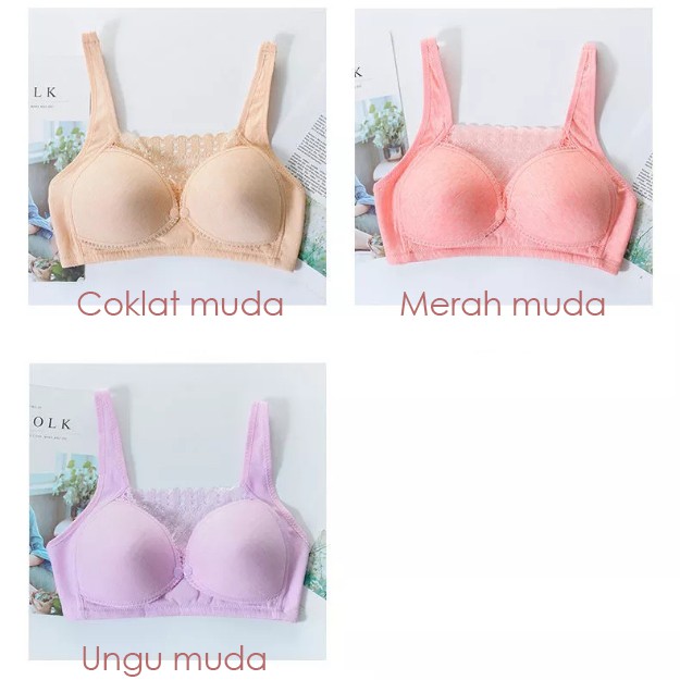 Bra Menyusui Busa Tanpa Kawat  S9012-8
