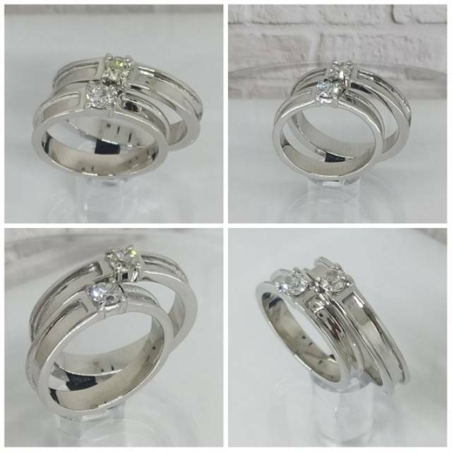 Cincin berlian couple