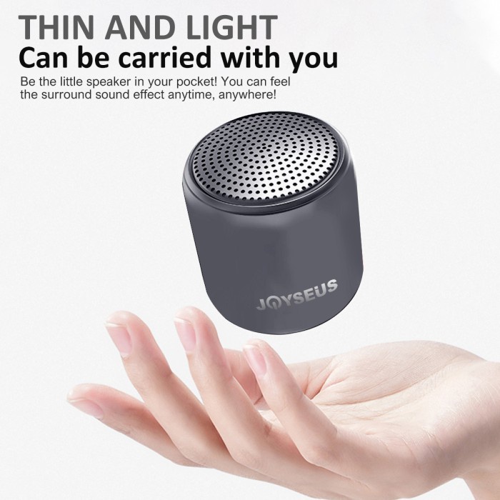 Joyseus Js02 Speaker Mini Portable Stereo Bluetooth 5.0 - Ot0029 Murah Promo