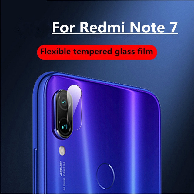 2Pcs Xiaomi Redmi Note 7 Tempered Glass Pelindung Lensa Kamera