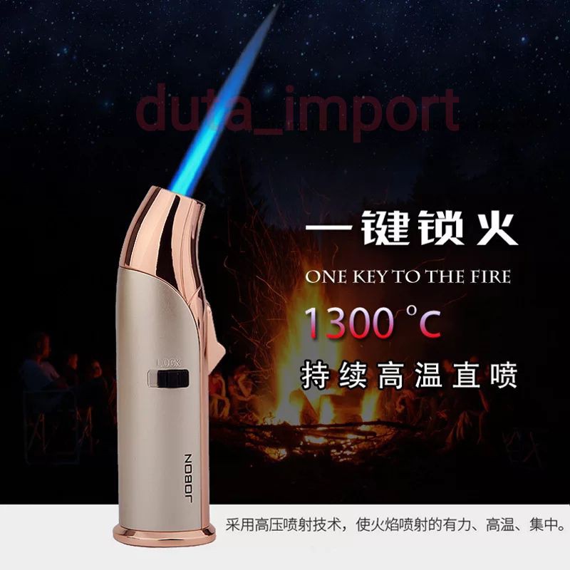 JOBON Lighter single jet flame/Korek api gas 1 jet refill mode lock original import