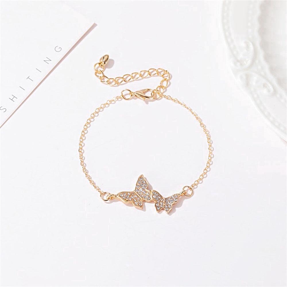 Fashion Chain Bracelet Girls Bear Bead Tassel Bracelet Jewelry