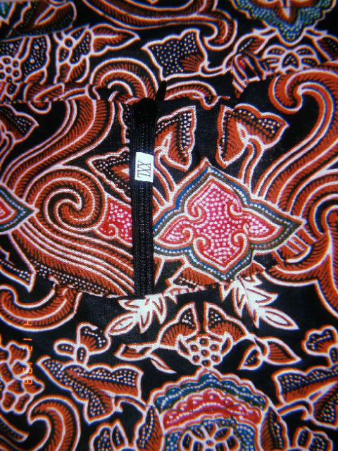 Batik Tunik Shibori Jumputan Terbaru Size S-3l / Hrb026 Yelbor Navbor / Biru Putih / Original.