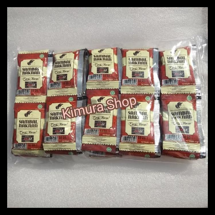 

50 Sachet Sambal Bawang Naknan (Enak Tenan) Pedas Diskon