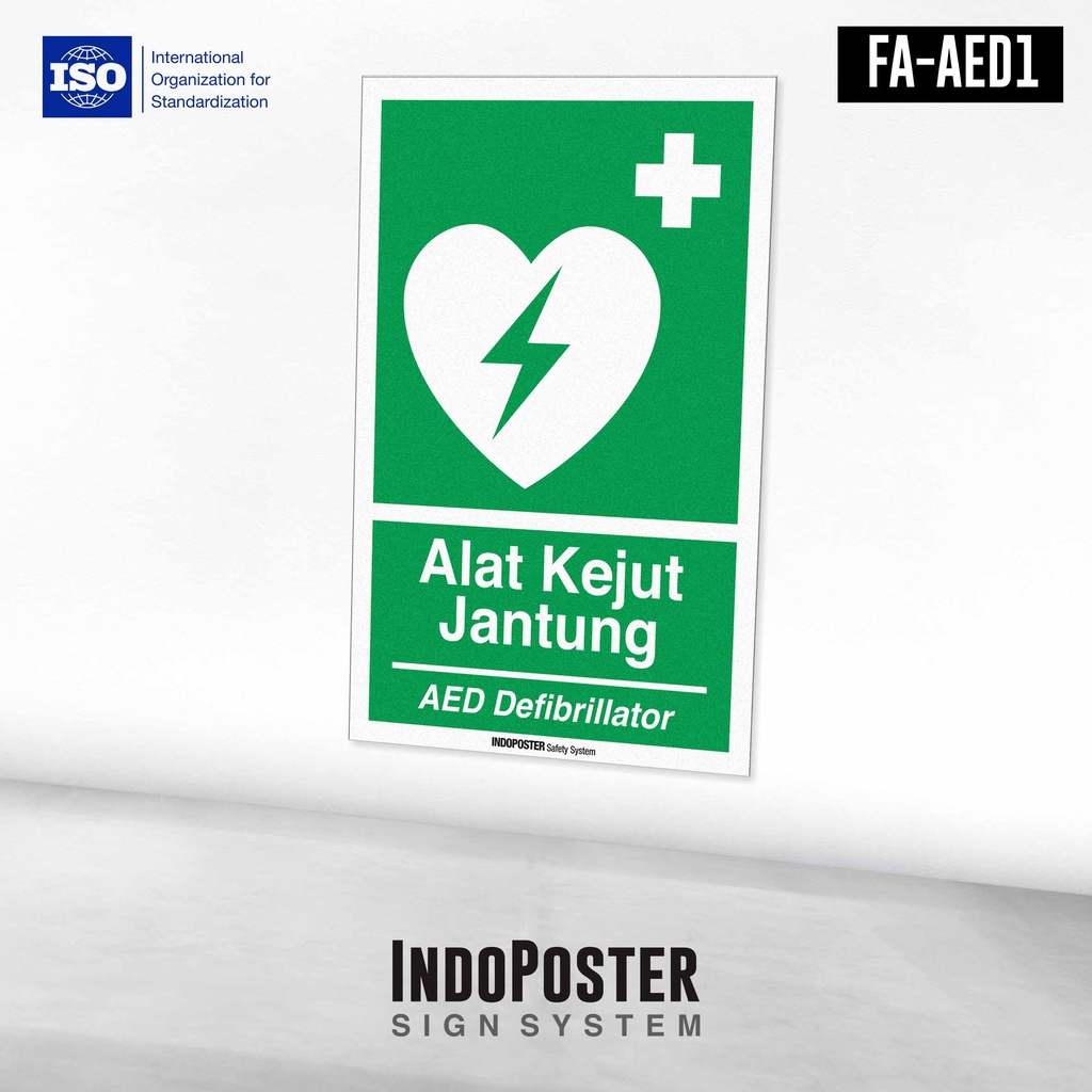 

Stiker Sign K3 ISO Alat Kejut Jantung AED Automated External Defibrillator