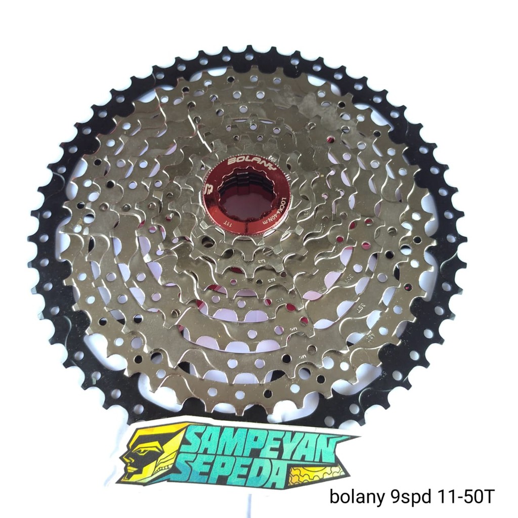 Sprocket Gir Belakang Sepeda Bolany 9 Speed 11-50T