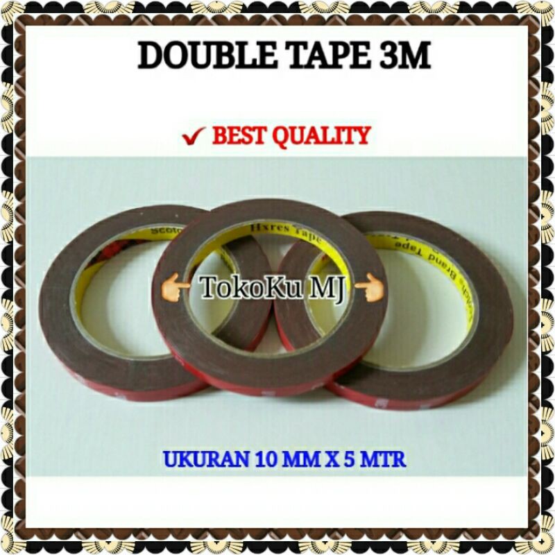 

DOUBLE TAPE 3M LEBAR - MERAH - UKURAN 24 MM X 5 MTR - UNIVERSAL