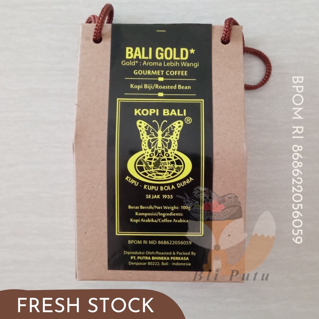 

Kopi Bali Gold Kupu-Kupu Bola Dunia - 100gr