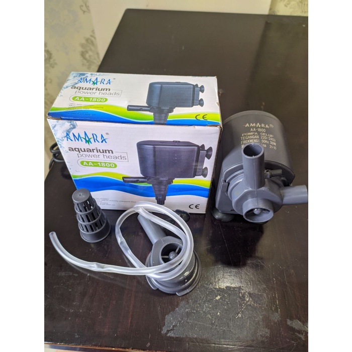 Pompa Air Celup Aquarium Power Head Amara AA-1800 AA1800 AA 1800 Mesin Akuarium Murah