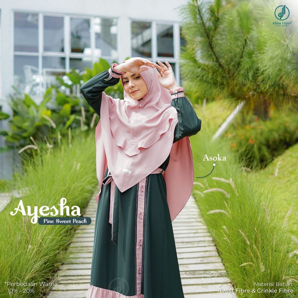 Alwa Hijab | Ayesha Series | Gamis Set Terkini | Tokoalwahijab