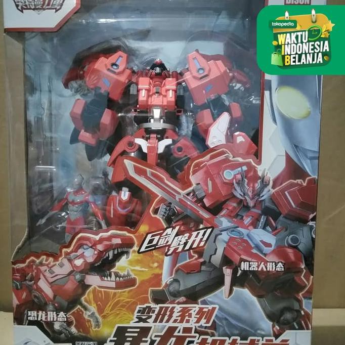 DISON ULTRA DINO FORCE X ULTRAMAN MERAH